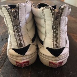 Vans Shoes - Vans Sk-8 Hi with Zips and Leopard Interior Vans Shoes - Vans Sk-8 Hi with Zips and Leopard Interior